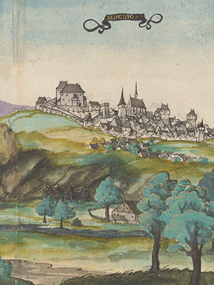 Ansicht: Bedzin (Będzin), Sławków & Olkusch (Olkusz)