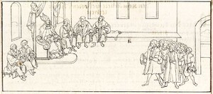 Verhandlung zwischen dem Würzburger Bischof und der Stadt