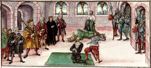 Enthauptung der Casteller Grafen