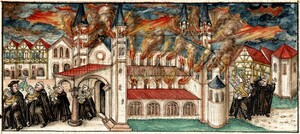 Brand des Würzburger Doms